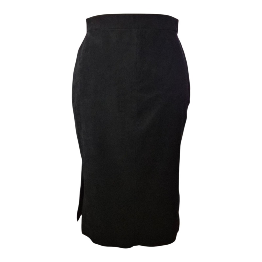 Aritzia Wilfred Free Lis Vegan Suede Pencil Skirt In Black Size US 4